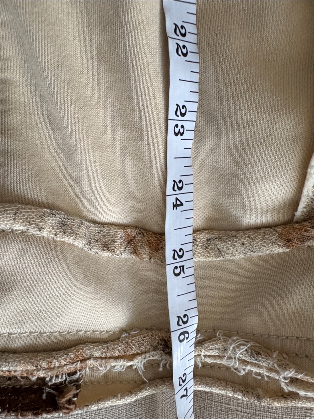 POL Beige, Tan & Gray Patchwork Hooded Jacket with Peace Patch - Picture 14 of 14